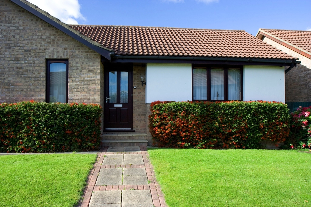 Front walk & beds · Hayes Barton